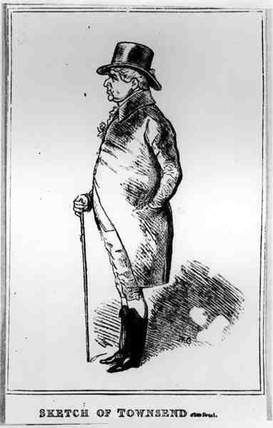 Sketch of Townsend by English School